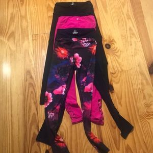 Four pairs of size 10 girls leggings